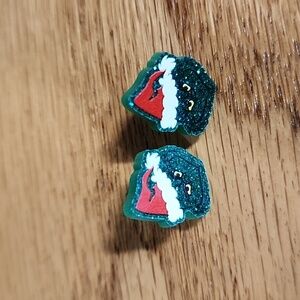 Grinch Post Earrings